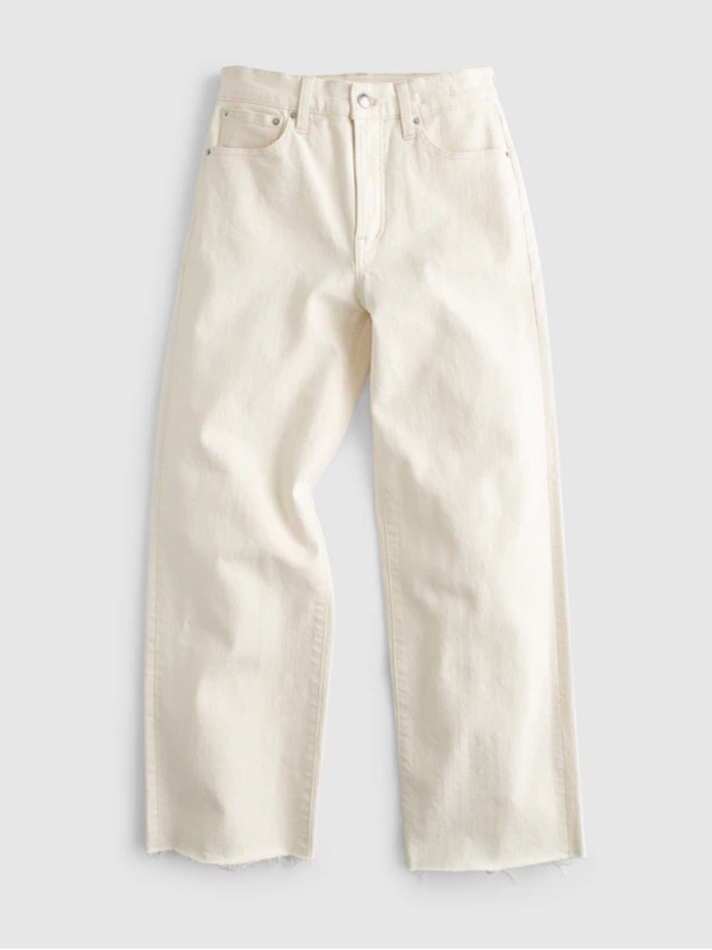 NWT Madewell Perfect Vintage Wide-Leg Crop Jean in Vintage Canvas